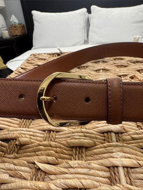 Lauren Ralph Lauren Accessories - Lauren Ralph Lauren Tan Leather Belt 41 inches long